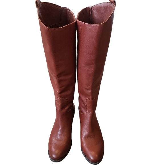 Sam Edelman Penny Brown Riding Boots Almond toe women's size 5 - Picture 2 of 13